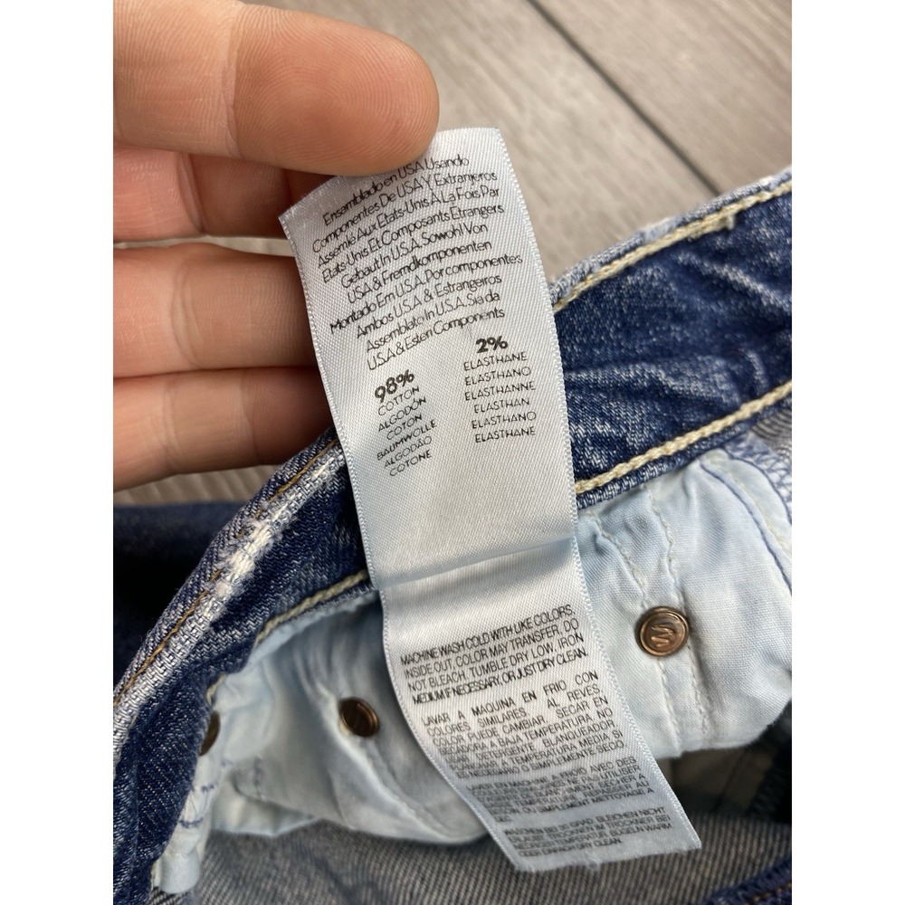 Mother Women's Superior The Dinner Ice Cream You Scream Distressed Jeans 27 Read - Picture 10 of 16